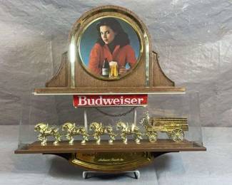 VTG Budweiser Clydesdales Beer Sign