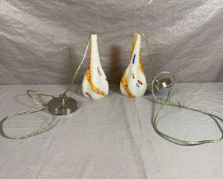 Millefiori Hanging Pendant Lights
