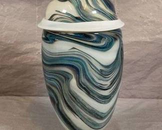 Californian Art Glass Urn