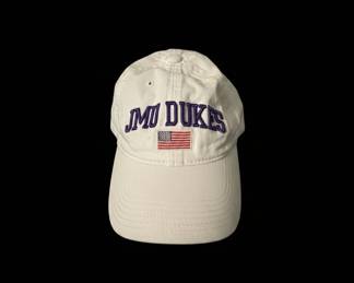 JMU Dukes Baseball Cap with American Flag
