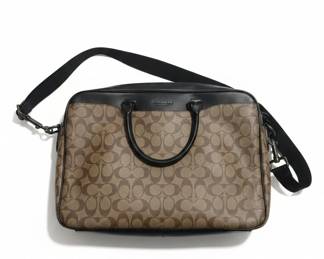 Coach Beckett Slim Brief in Signature Canvas