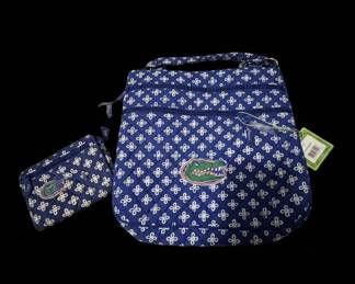 Vera Bradley Collegiate Collection TripleZip Hipster and Wallet Set University of Florida Gators