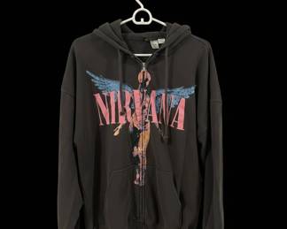 Nirvana In Utero Angel Logo HM ZipUp Hoodie