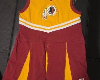 Washington Redskins NFL Toddler Cheerleader Dress and LongSleeve Shirt Set