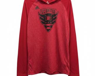 Adidas DC United Ultimate Tee Long Sleeve Hoodie