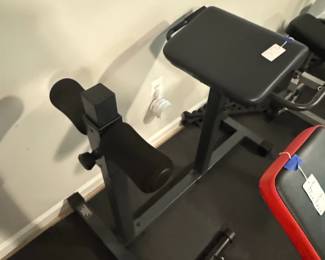 Adjustable Hyperextension Bench or Roman Chair