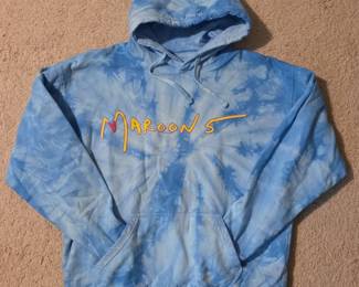 Maroon TieDye Hoodie