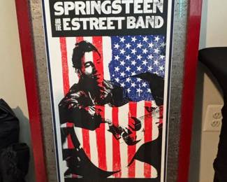 Bruce Springsteen and The E Street Band Concert Poster Limited Edition or