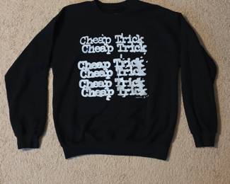 Cheap Trick Stacked Logo Crewneck Sweatshirt