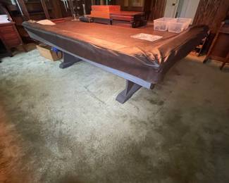 $600. Brunswick Bristol XL slate pool table, balls and ques. YOU MUST MOVE