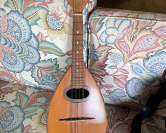 $350.  vintage 8-string mandolin, possibly of Italian or Eastern European origin