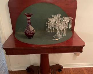 $550.  Empire flip top game table (opened).  Excellent original cond.