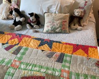 Quilts, antique bedding
