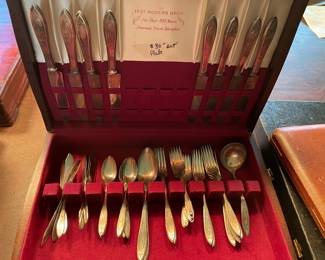 5 sets of silver plate flatware