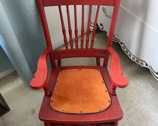 Red Childs rocker