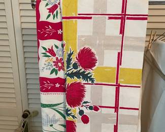 Vintage kitchen table cloths