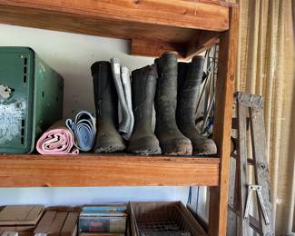 Tons of hunting clothing and accessories