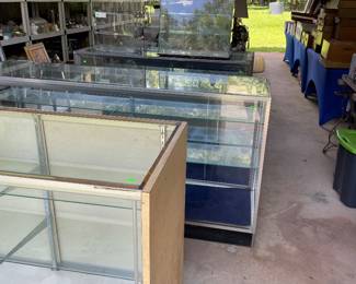 Lots of display cases available. $150-$200 each