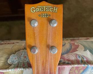 $250.  Vintage Gretsch Clarophone banjo ukulele, a 4-string instrument produced by the Gretsch company