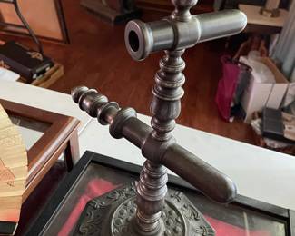 Tally iron, used for starched ruff ca. early 1800