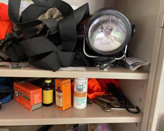 Tons of hunting clothing and accessories