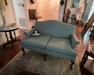 $250 upholstered loveseat