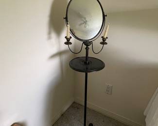 Early antique shaving mirror