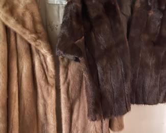 Fur jacket and stole