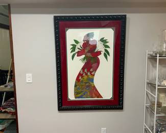 Lillies Signed & Framed Print