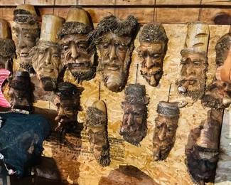 Tree Spirit wood masks 80-90 total 