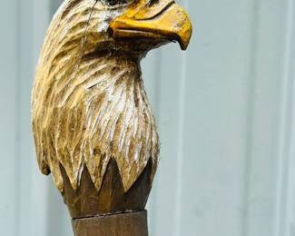 Eagle walking stick 