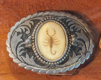 Scorpion belt buckle 