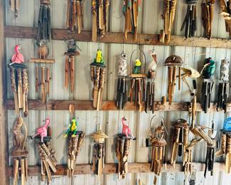 Wood/bamboo  wood chimes 