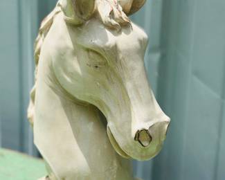 Ceramic horse head 