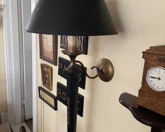 Metal wall sconce 