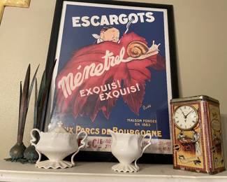  Vintage framed French poster