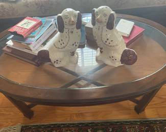 Pair of Staffordshire dogs 
