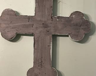 Large wood cross