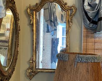 Two antique mirrors