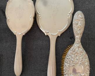 Sterling dresser pieces