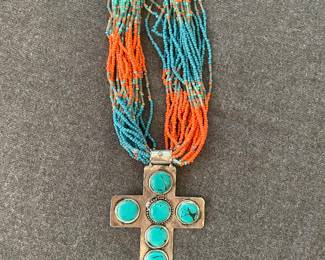 Silver and beads