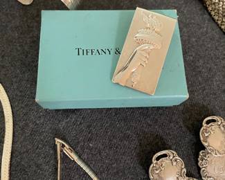 Sterling Tiffany money clip