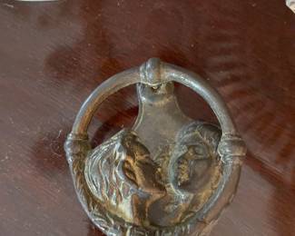 Brass door knocker