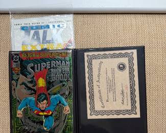 Superman Back for Good Signed