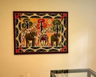 African Printed Fabric Art