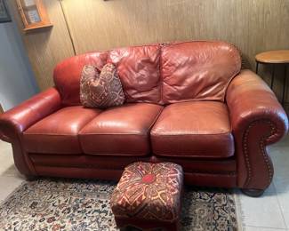 Lane leather sofa