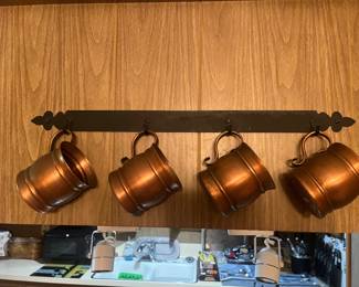 Copper mugs