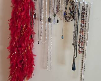 Assorted costume jewelry 