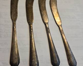 Sterling butter knives