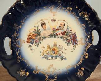 Vintage painted plate